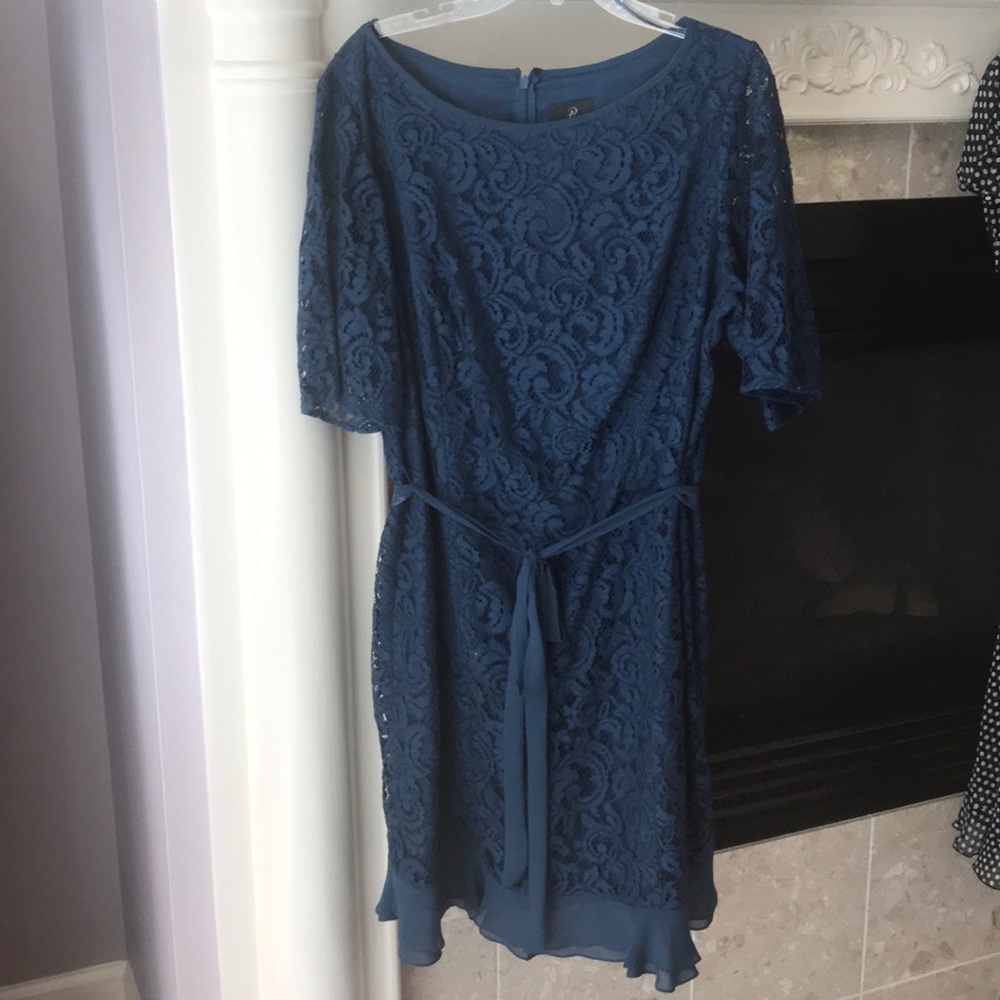 Women’s blue lace dress